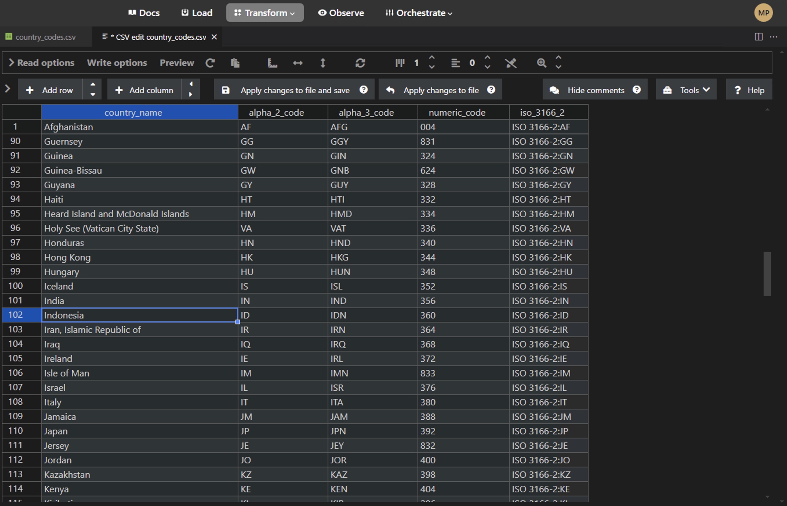 CSV Auto Save