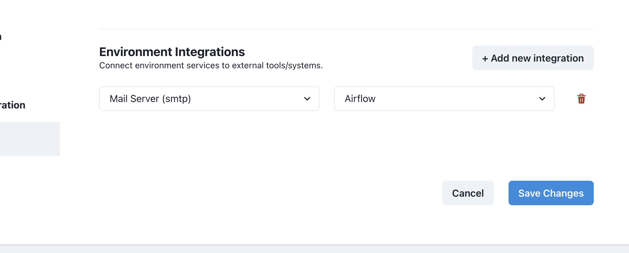 Add integration