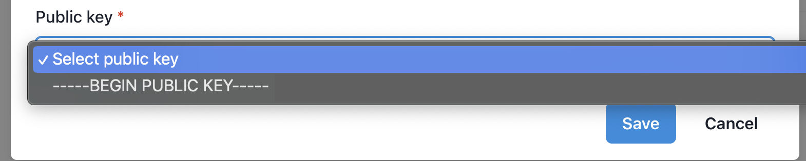 Select Key