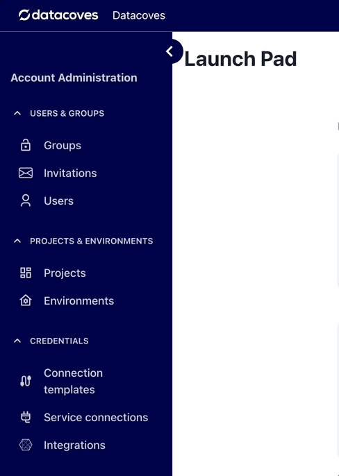 Integrations Admin