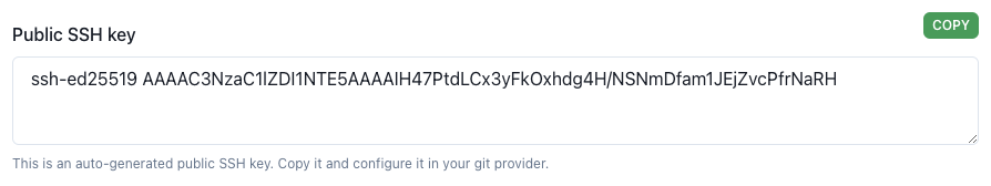 Repo SSH Key
