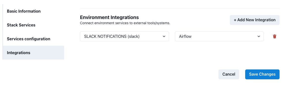 Add integration