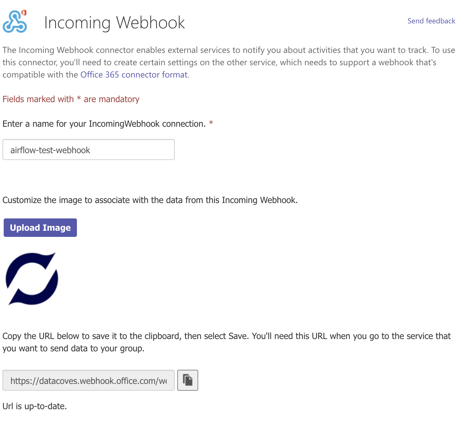 Create Incoming Webhook